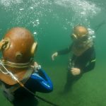 Retro Diving Hard Hat