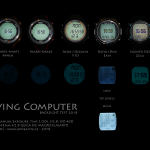 Freediving computer backlight test 2018