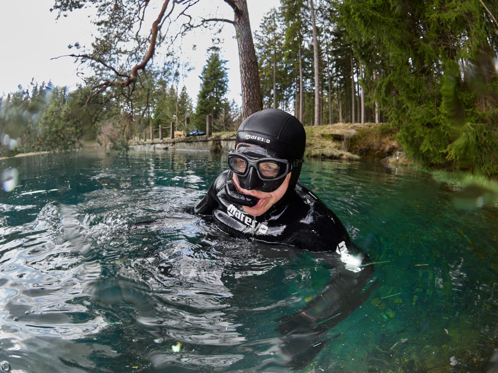 Mlýnský rybník freediving diving freshwater
