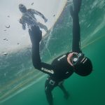 Freediving Ice pod ledem barbora na jeden nádech apneasite