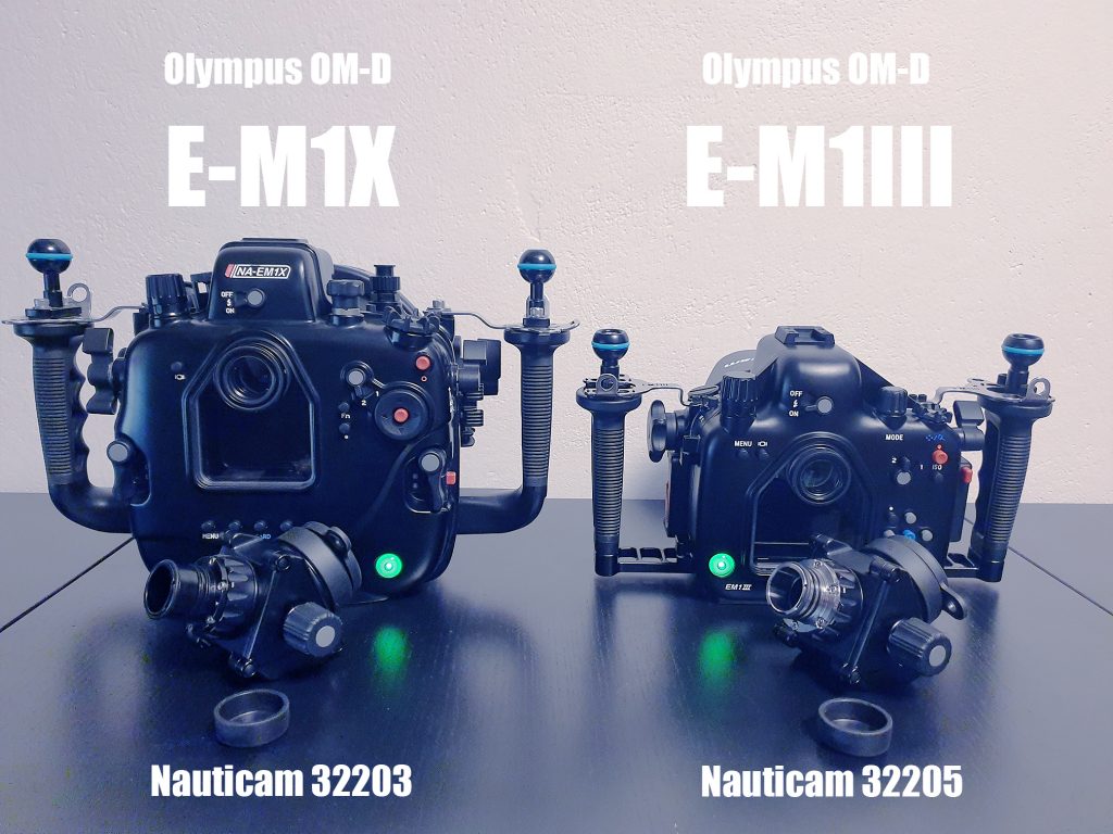 Nauticam NA-EM1X vs NA-EM1III Olympus housing OM-D