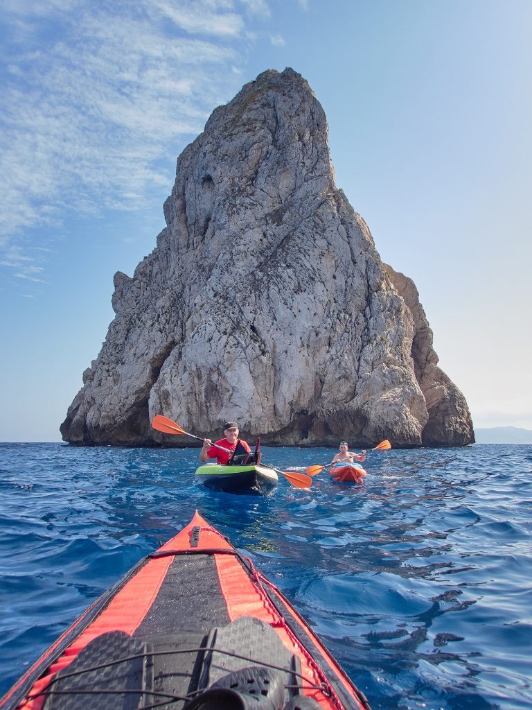 illes medes freediving kayak