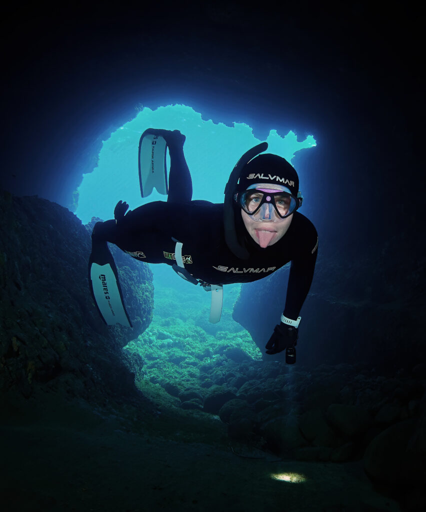 Freediving yacht lastovo cave medjedina 
