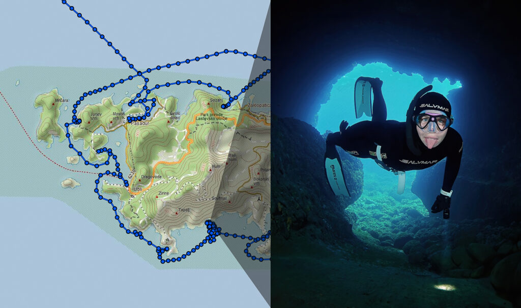 Lastovo Freediving yacht medjedina cave diving