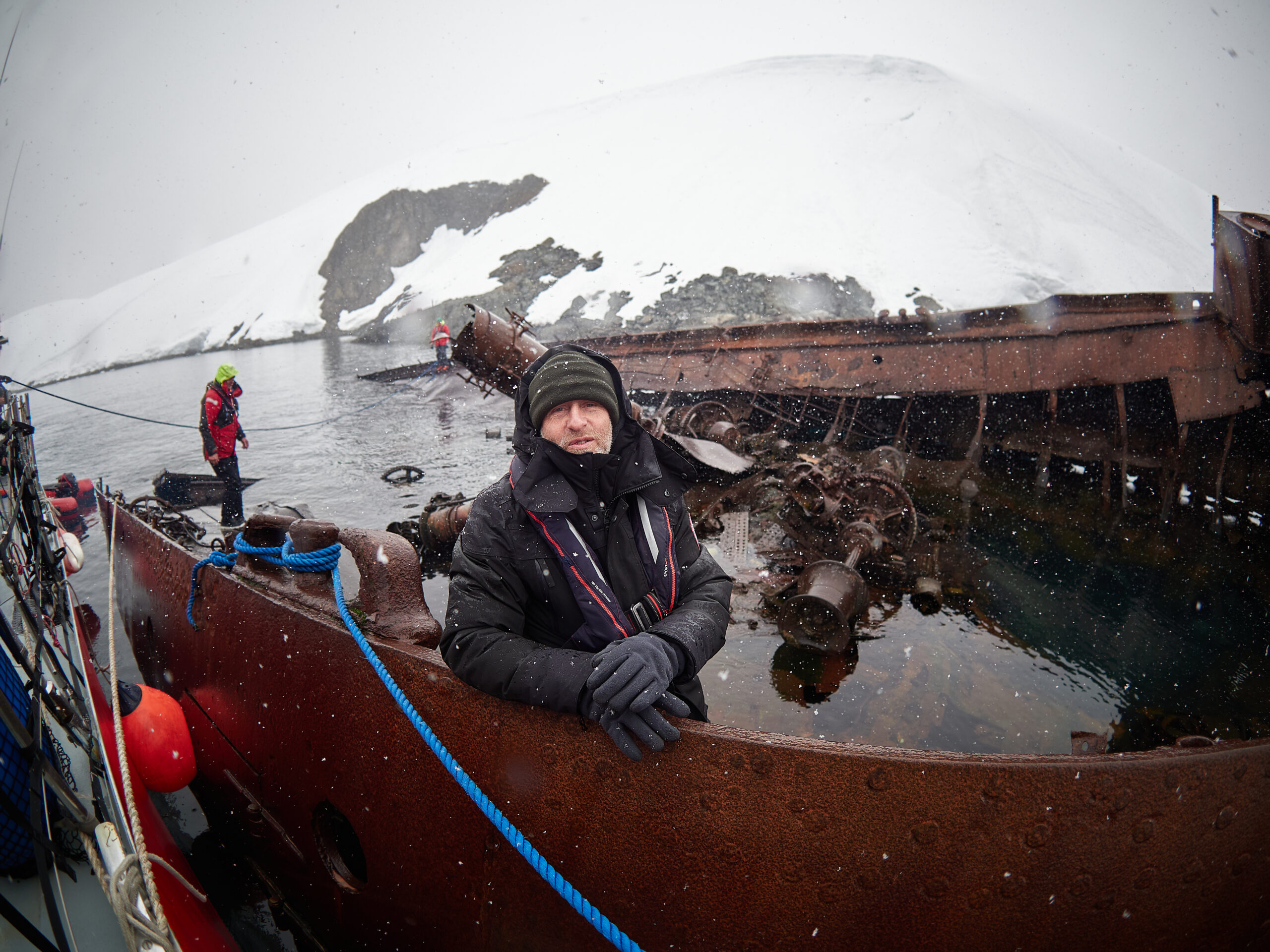 Wreck of the Governoren Guvernøren Antarctica Antarktida diving freediving Global Surveyor