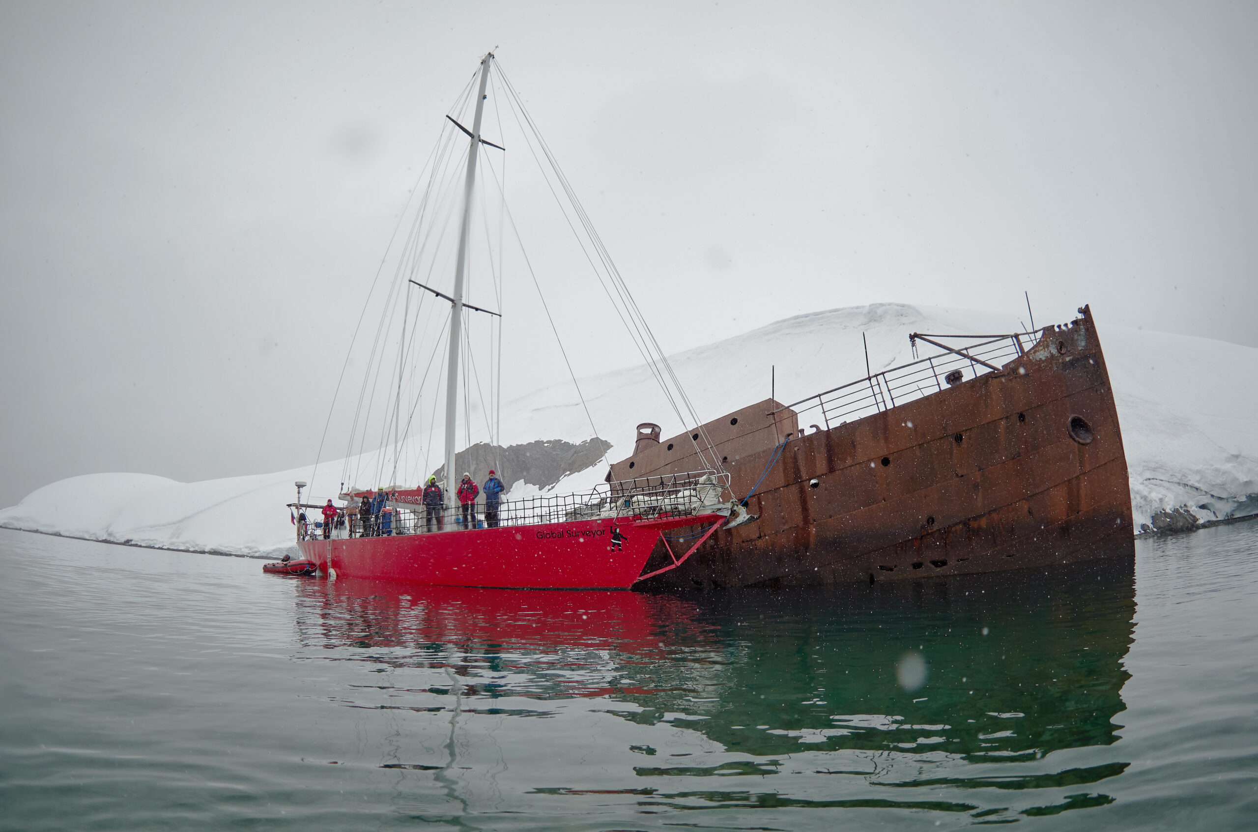 Wreck of the Governoren Guvernøren Antarctica Antarktida diving freediving Global Surveyor