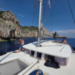 Freediving Yacht Greece Ionian sea diving underwater jónské moře pod hladinou